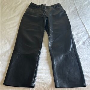 Wilfred Black Straight-Leg Pants